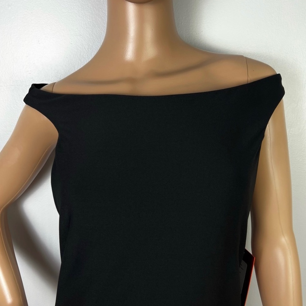 NEW ALIX NYC BLACK OFF-THE-SHOULDER BODYSUIT - Picture 4 of 10